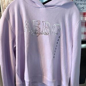 Aeropostale Light Purple Hoodie Sweater
